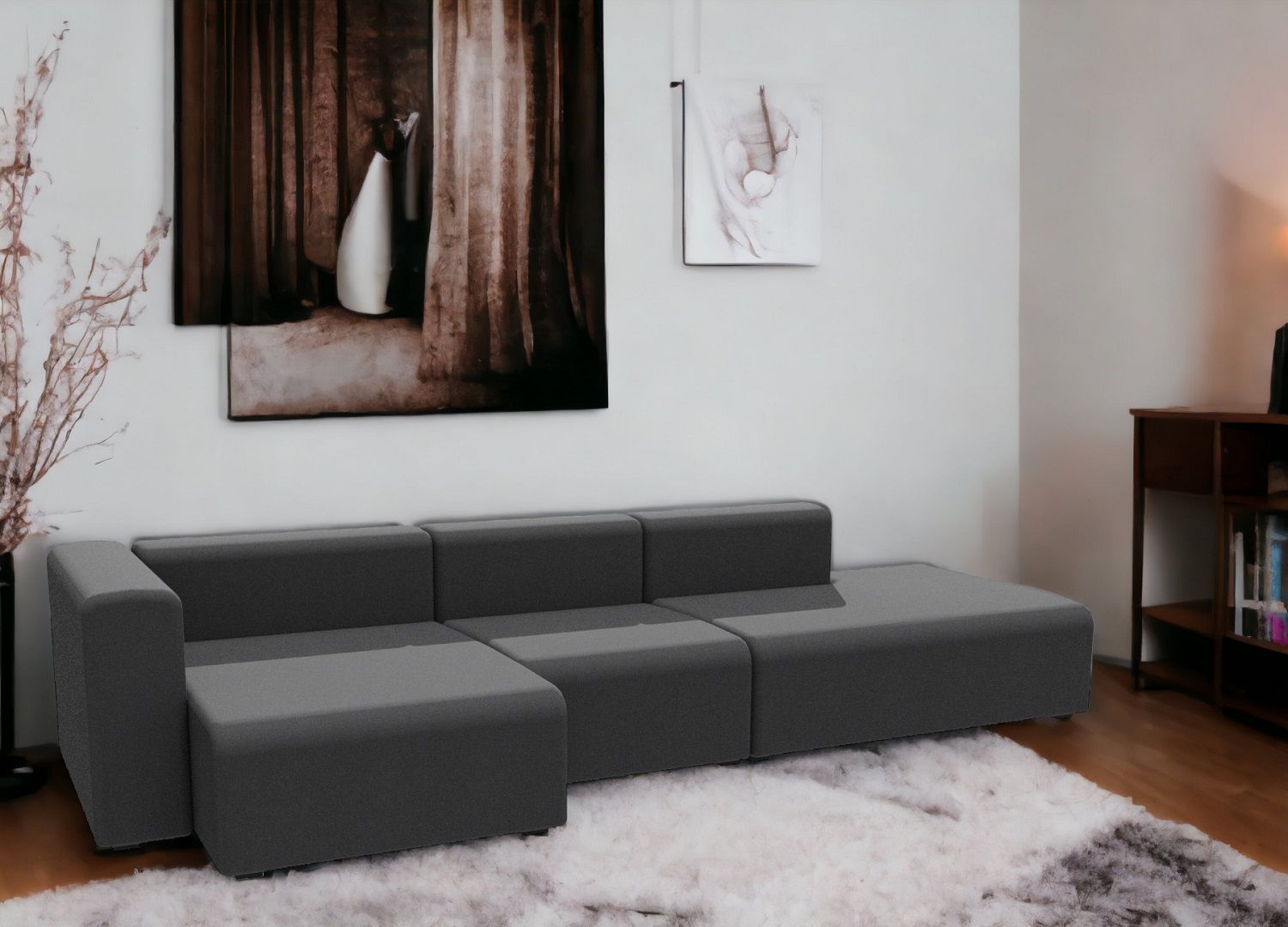 Mags Sofa 3-Sitzer Combination 4 Hay