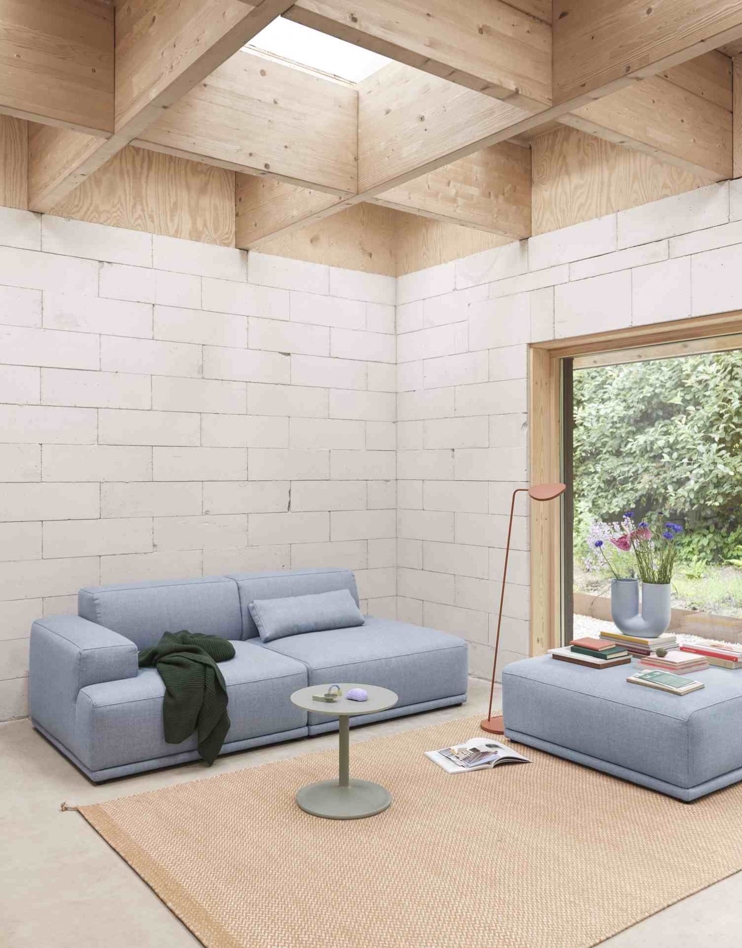 Connect Soft Modular Sofa 2-Sitzer Clay 12 Konfiguration 2 Muuto