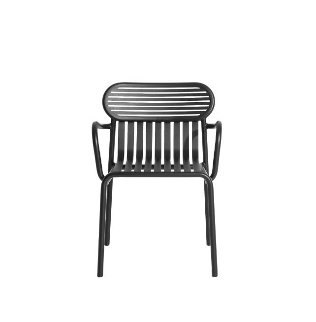 Week-End Garden chair Armlehnenstuhl Petite Friture Schwarz Week-End Garden chair Armlehnenstuhl Petite Friture Schwarz