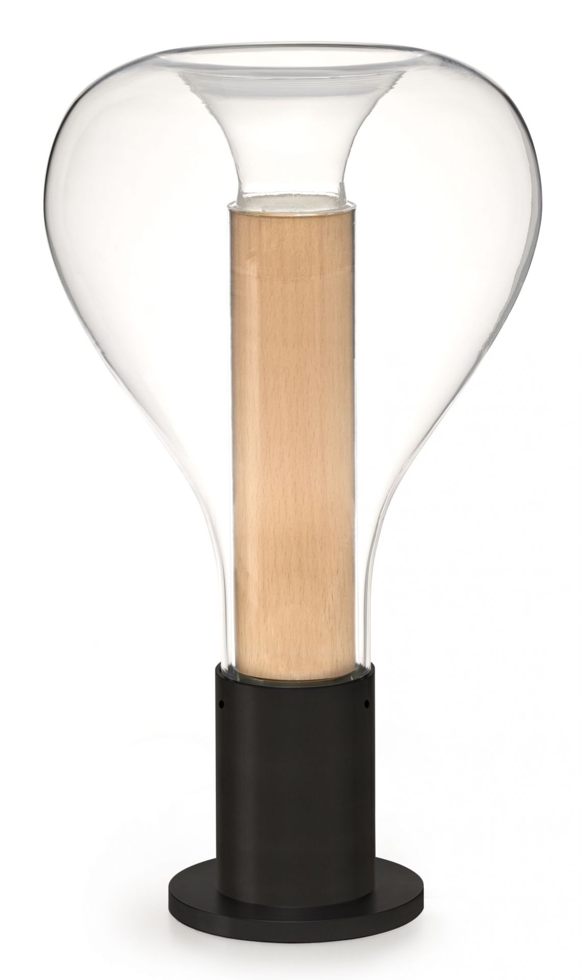 Eris Tischleuchte schwarzer Sockel Buche LZF Lamps