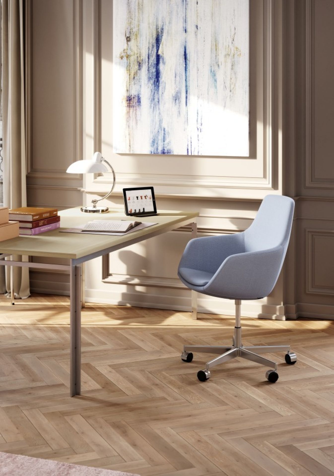 Little Giraffe Drehstuhl 3211 Fester Bezug Fritz Hansen