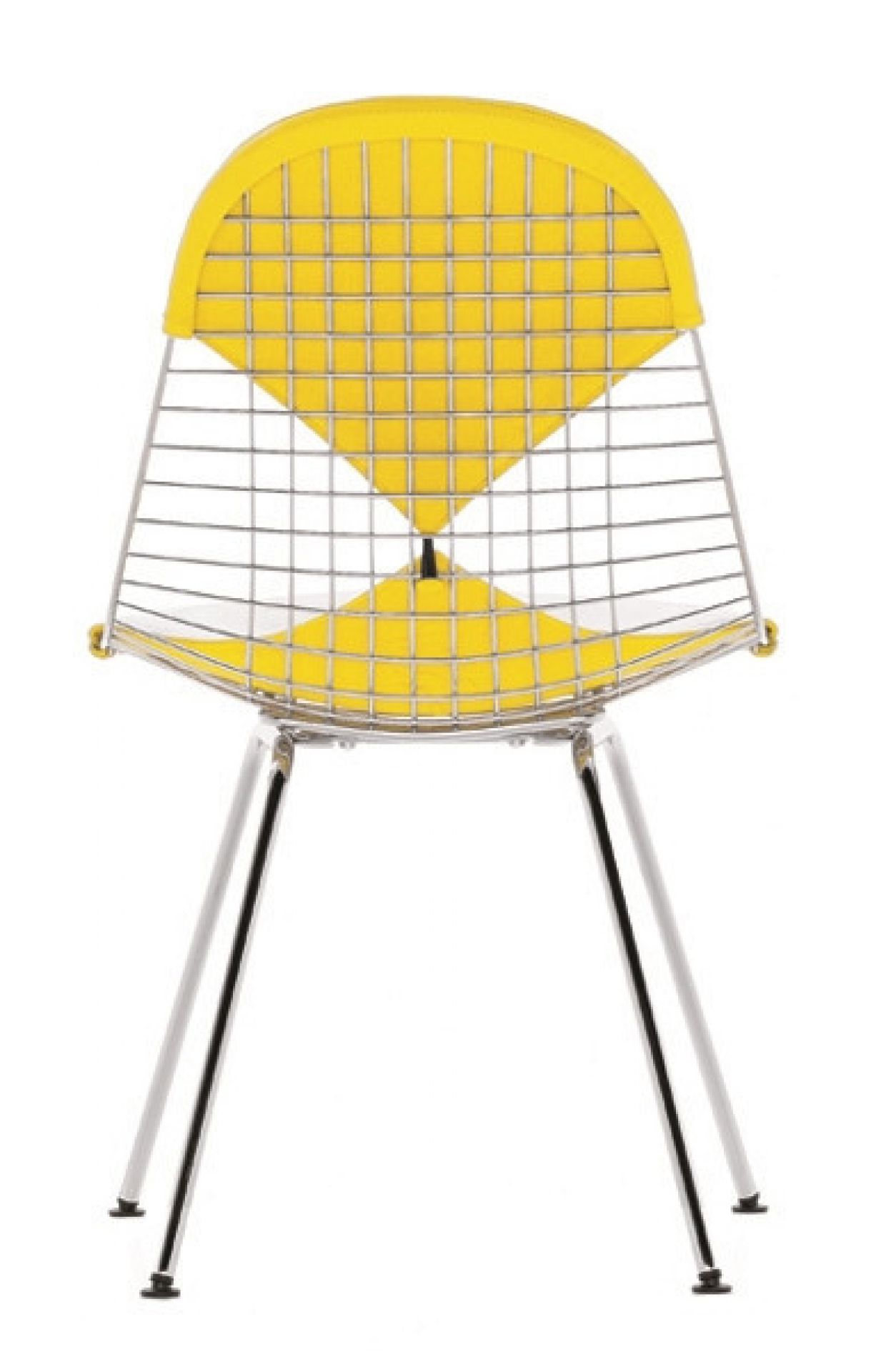 DKX-2 Wire Chair Stuhl mit Sitz und Rückenpolster Vitra