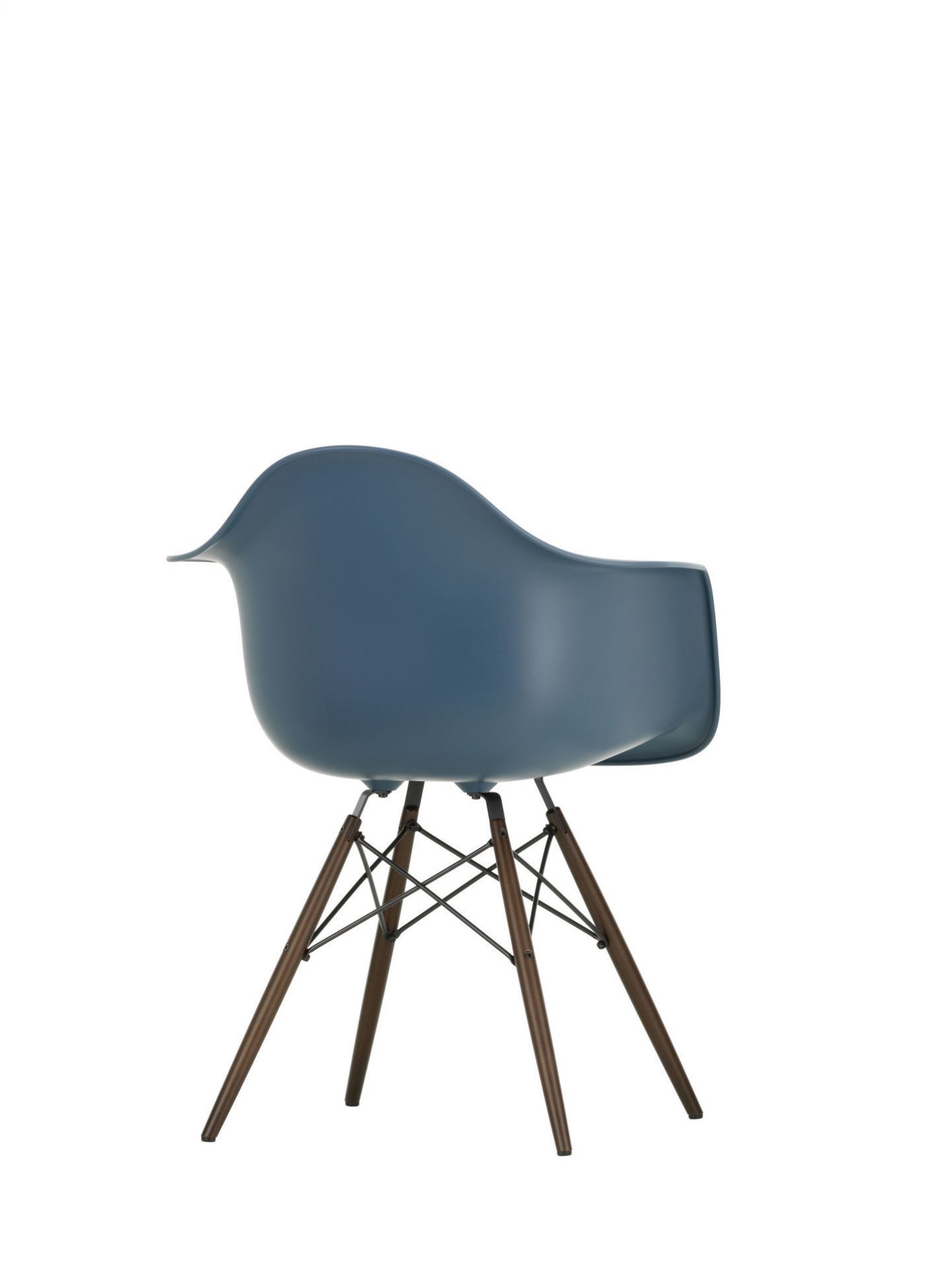 Eames Plastic Arm Chair DAW Stuhl Ahorn Gelblich / Cotton white Vitra EINZELSTÜCK