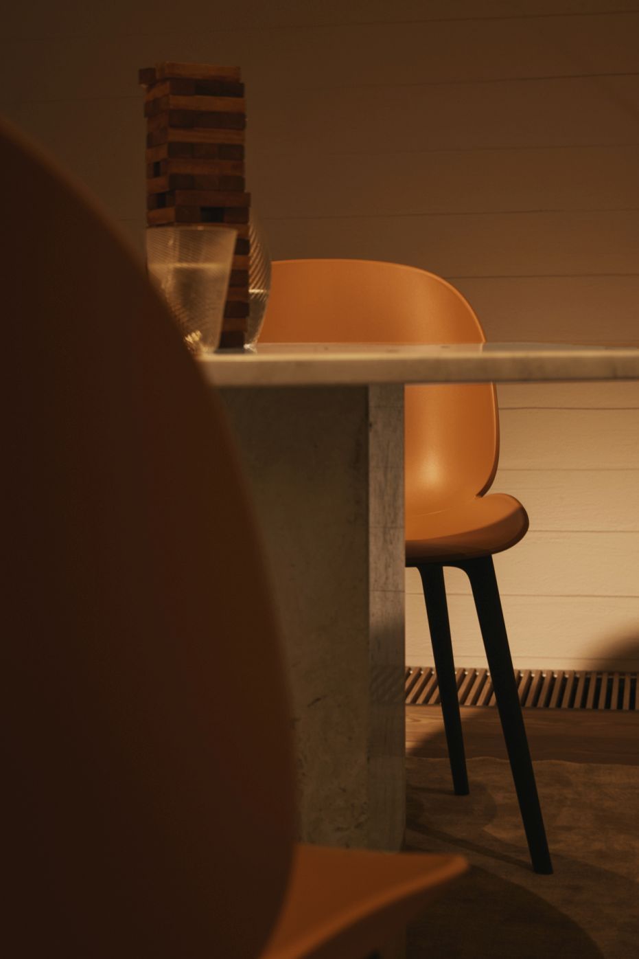Beetle Chair Esszimmerstuhl Ungepolstert Plastik Gestell Gubi