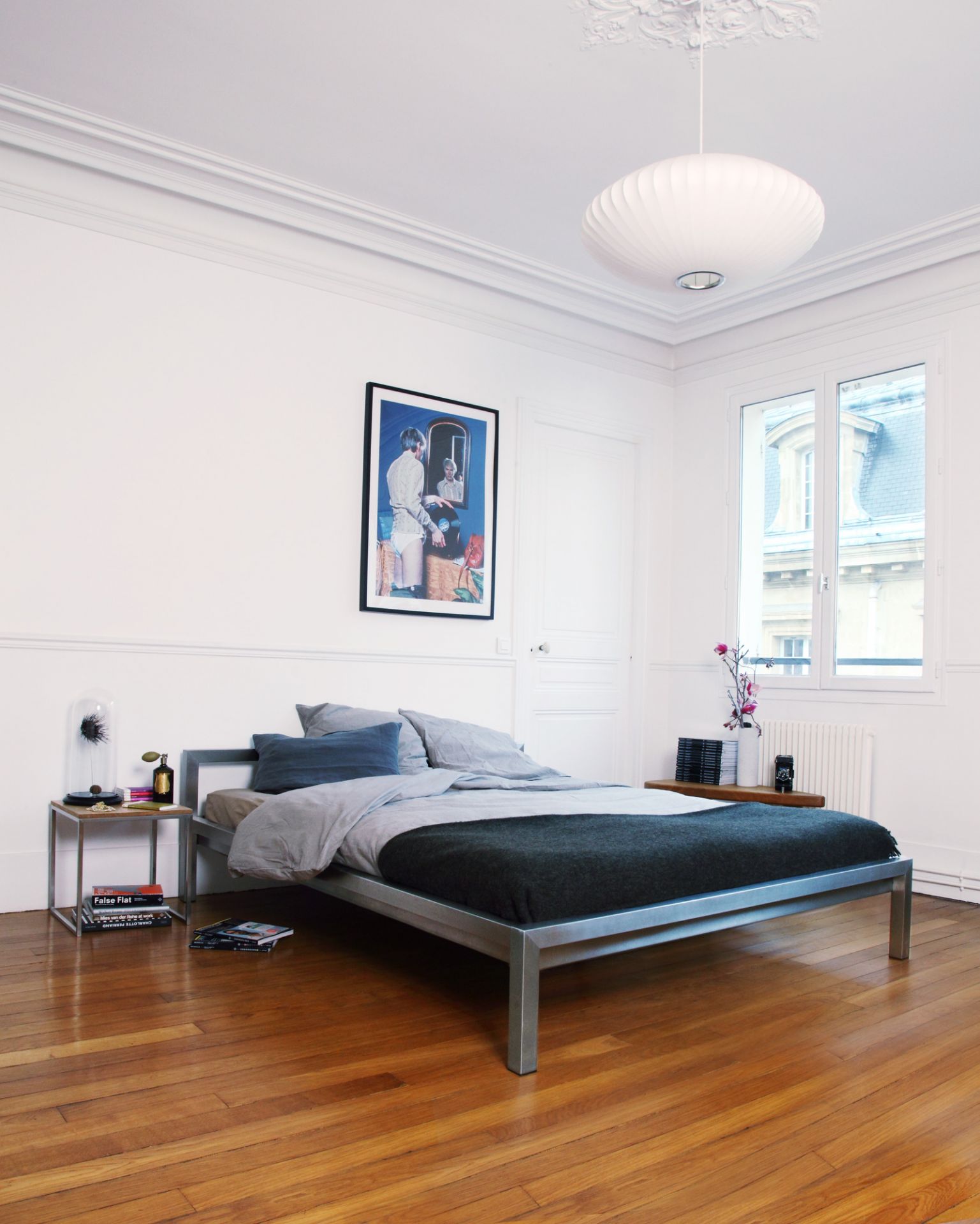 Pure Bett Edelstahl H 666 VA 160 x 200 cm Hans Hansen