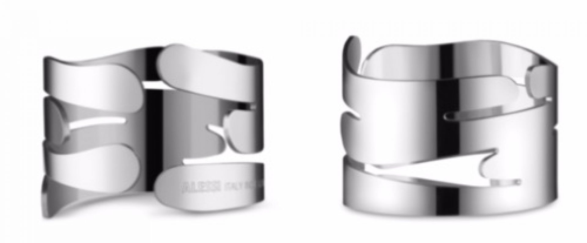 Barkring Serviettenring BM17 4-er Set Alessi  EINZELSTÜCKE