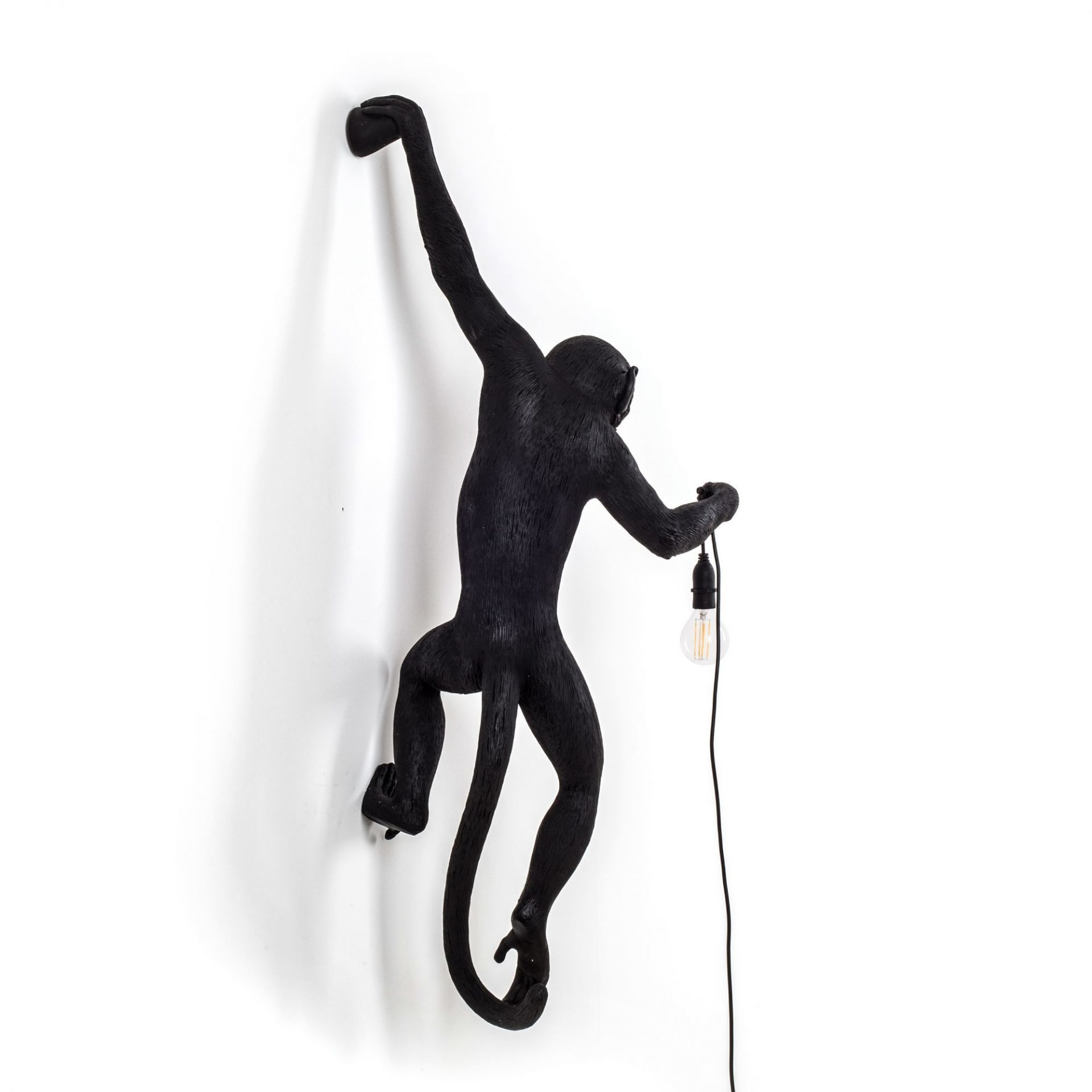 Monkey Lamp Black Wandleuchte Outdoor Seletti EINZELSTÜCK