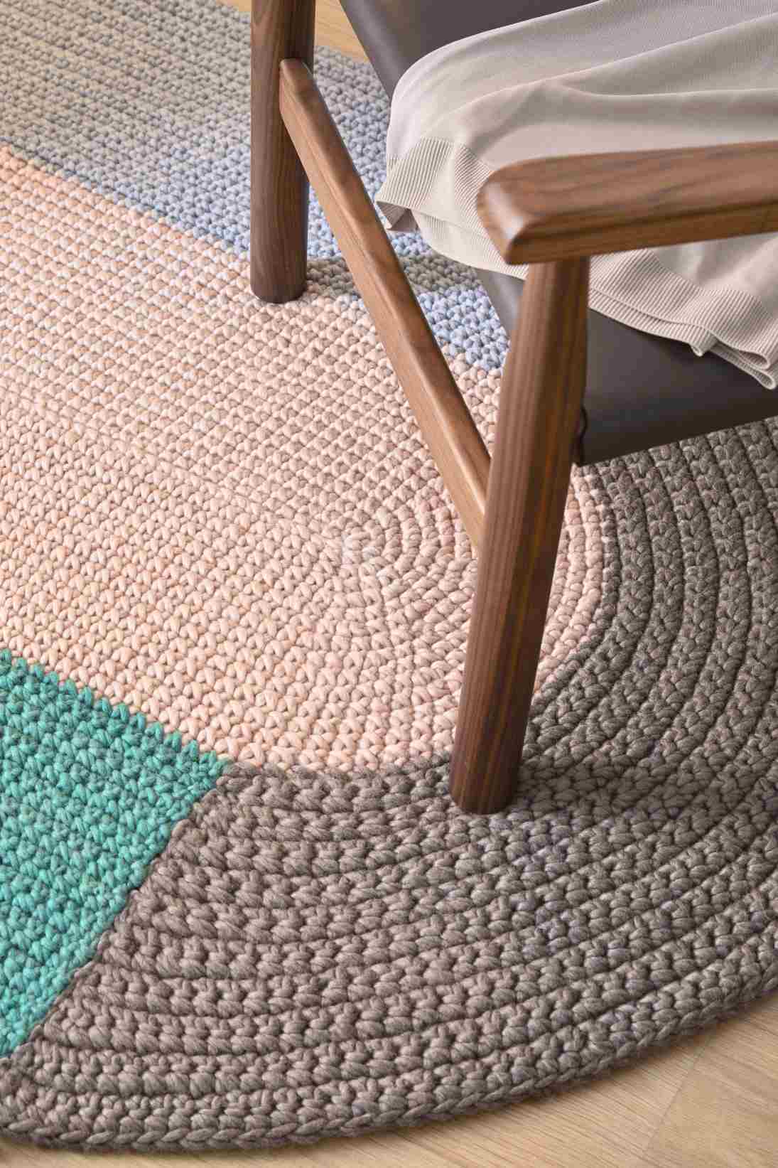 The Crochet Collection Embroidery Teppich 180x100 cm Gan 