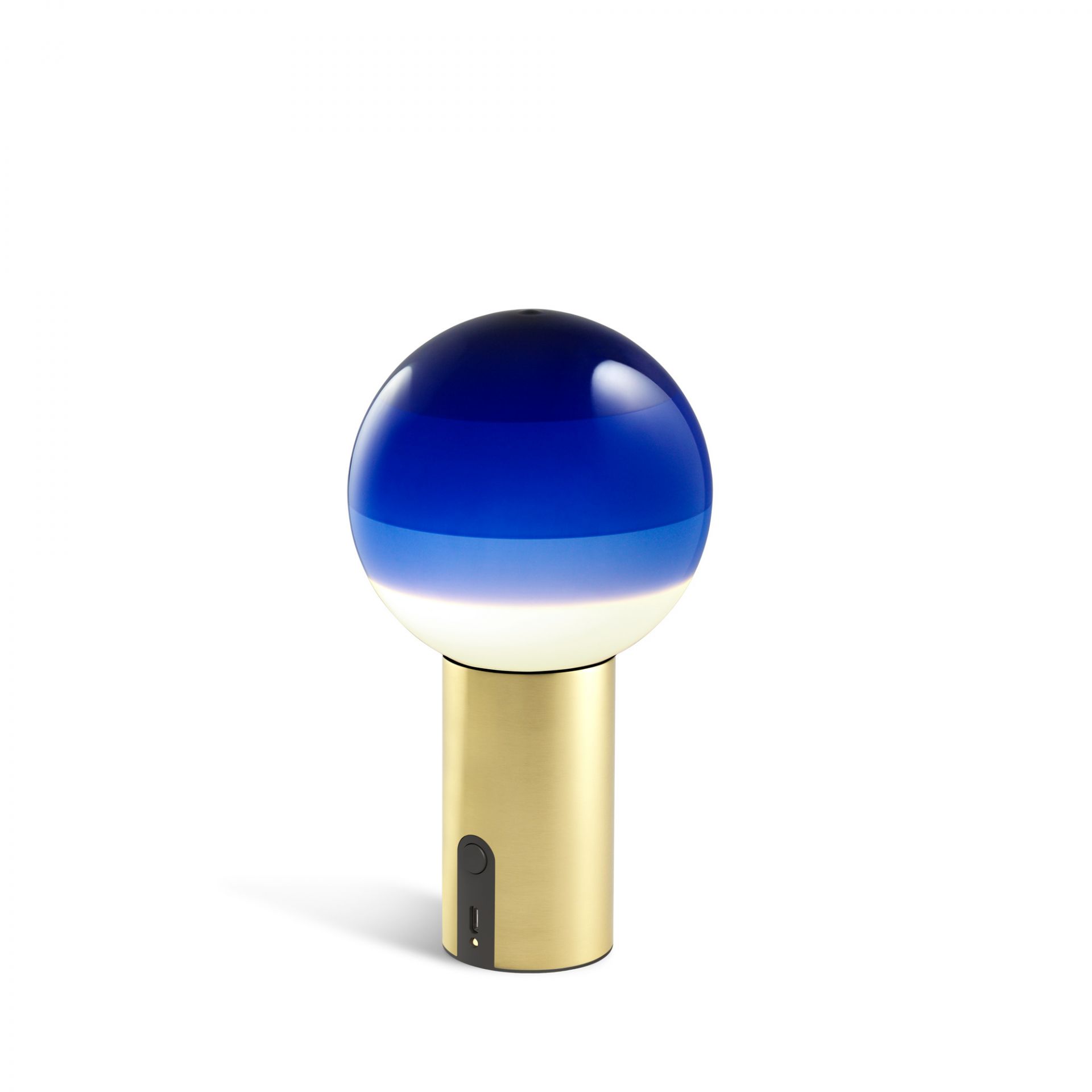 Dipping Light Portable Akkuleuchte Marset Bernstein - Messing