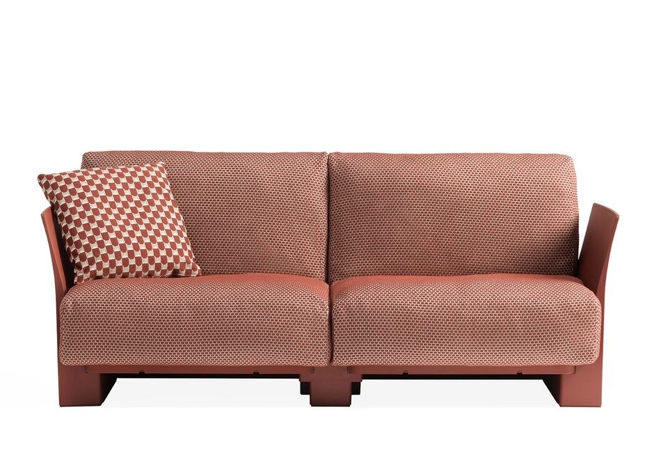 Pop Outdoor Monoblock Sofa 2-Sitzer Kartell