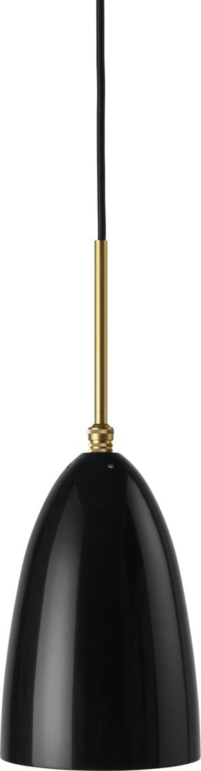 Gräshoppa / Grashoppa Pendelleuchte schwarz glänzend Gubi
