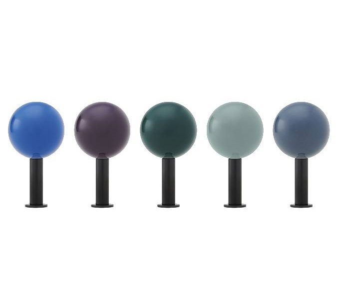 Dots Wandhaken 5-er Set Mix Farben Schönbuch Jodhpur