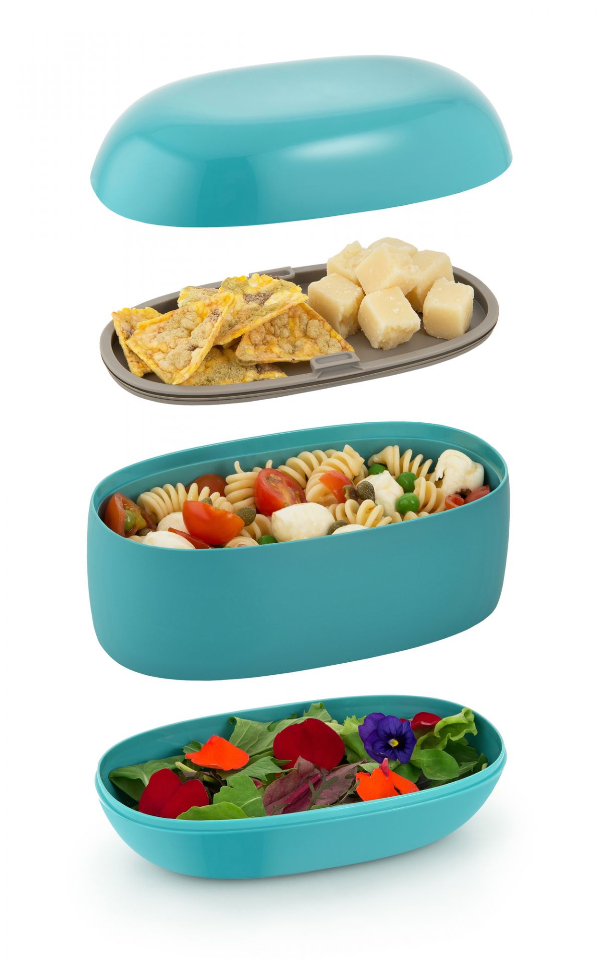 Food à porter Lunchbox Hellblau Alessi EINZELSTÜCK