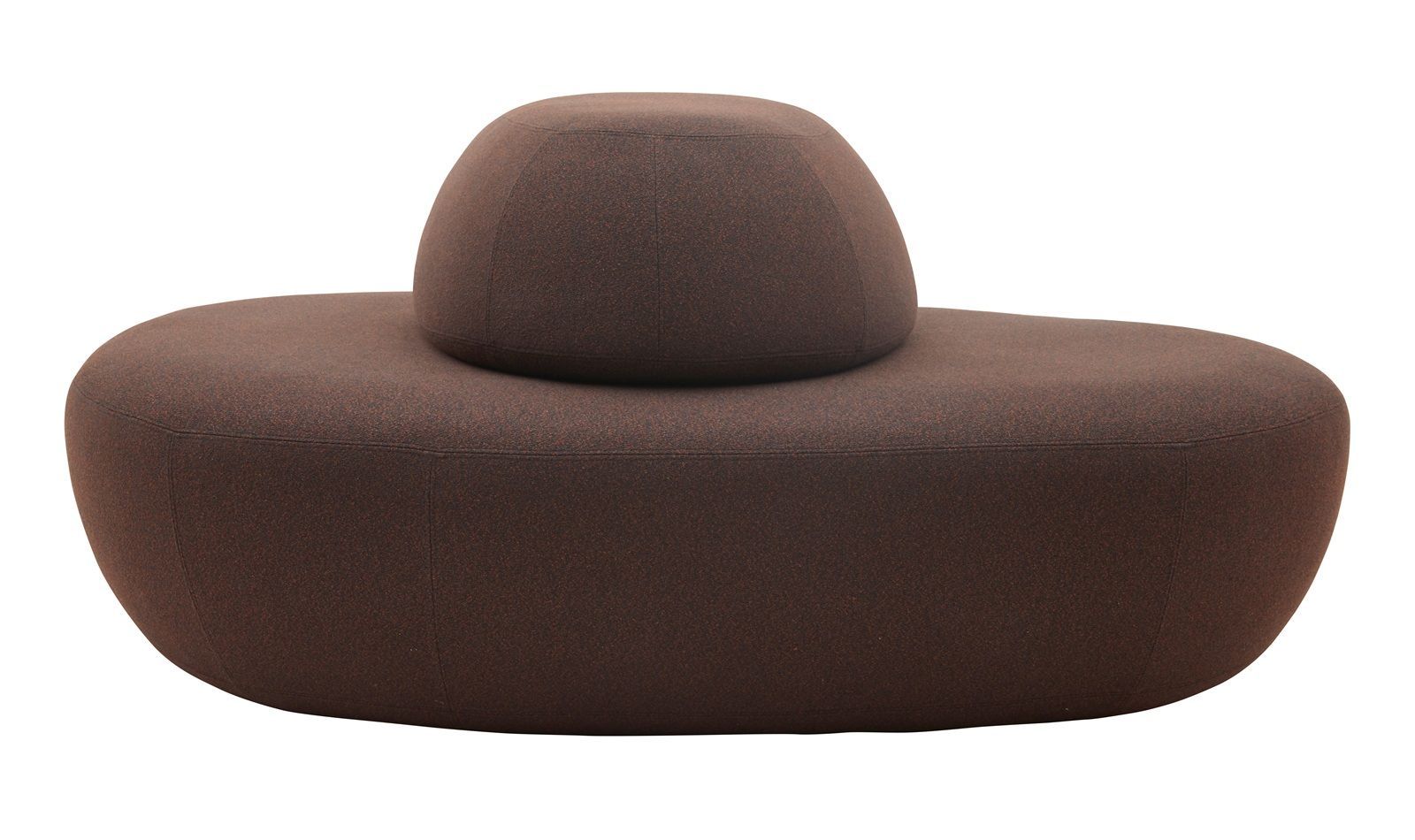 Sisters Pouf Hocker mit Rückenlehne Softline