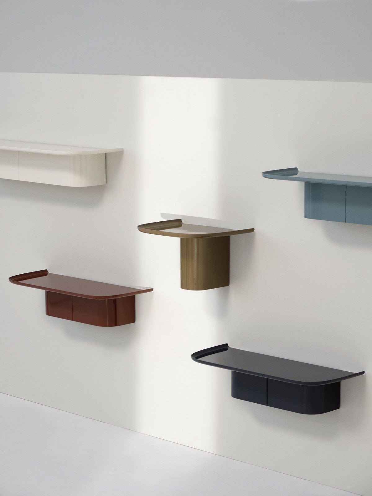 Korpus Shelf Small 4 hooks Wandregal Hay