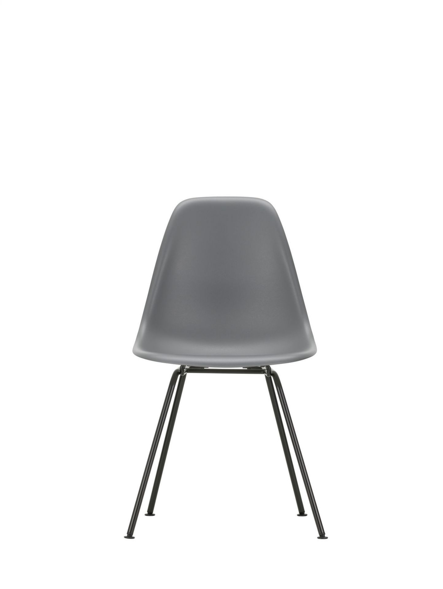 Eames Plastic Side Chair DSX Stuhl Vitra Chrom - Weiss