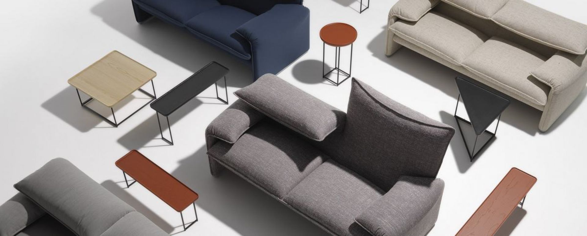675 Maralunga Sofa Zweisitzer Cassina