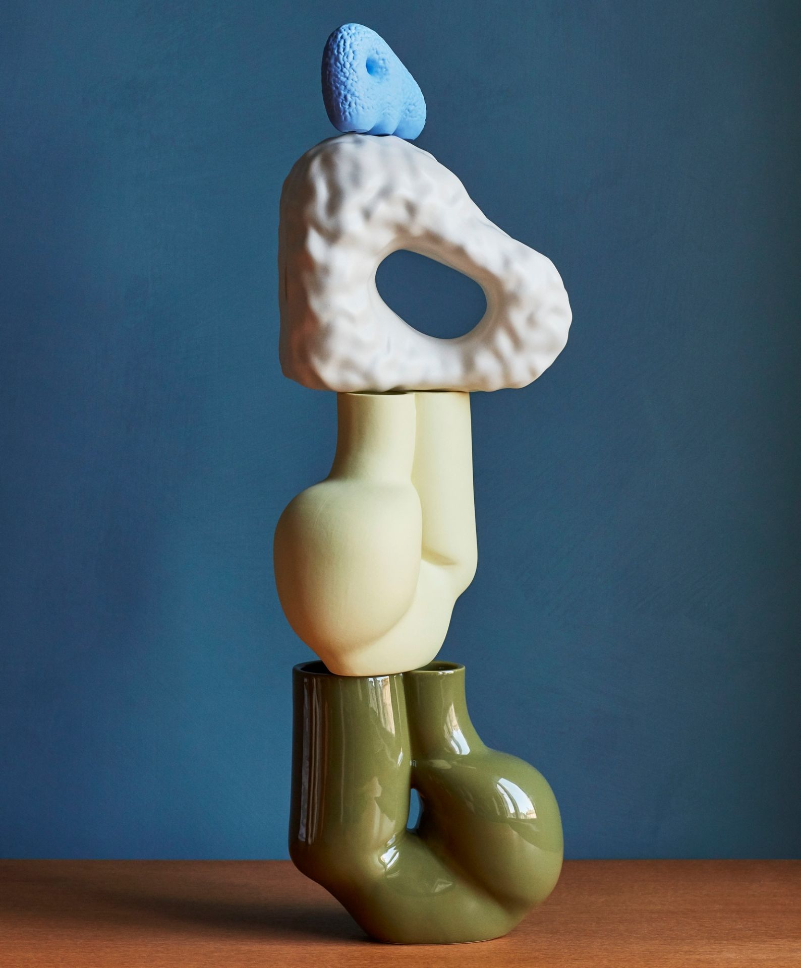 W&S Chubby Vase Hay EINZELSTÜCK