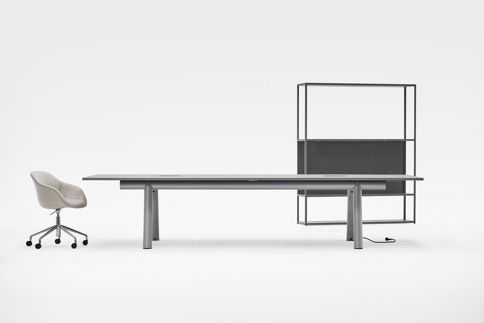 Boa Table Tisch / Konferenztisch B 420 x T 110 x H 75 cm Hay 
