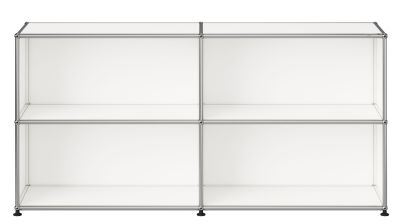 USM Haller Sideboard M67 offen mit vier Fächern Reinweiss
