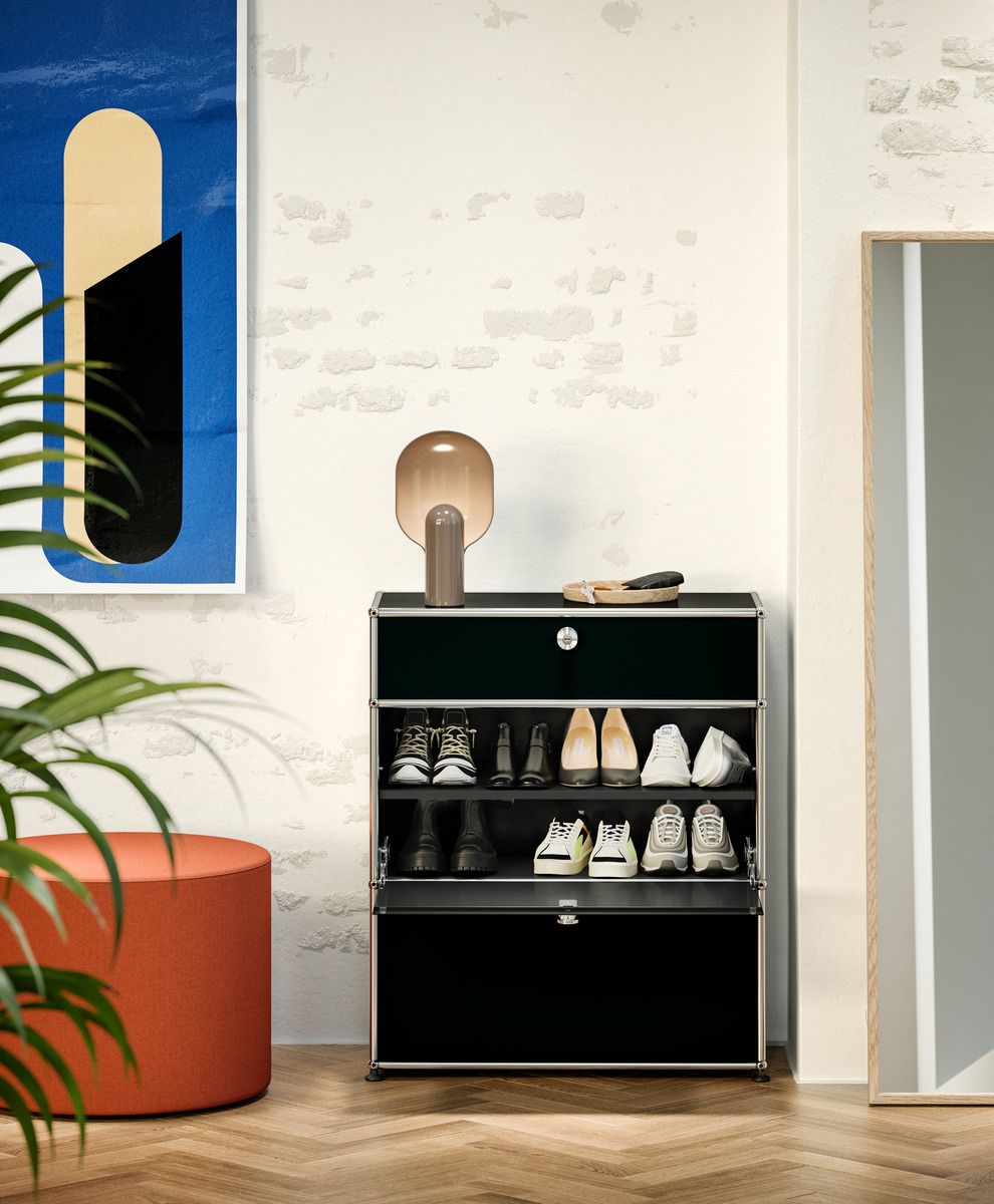 USM Haller Highboard M25 mit 2 Klappen – beige
