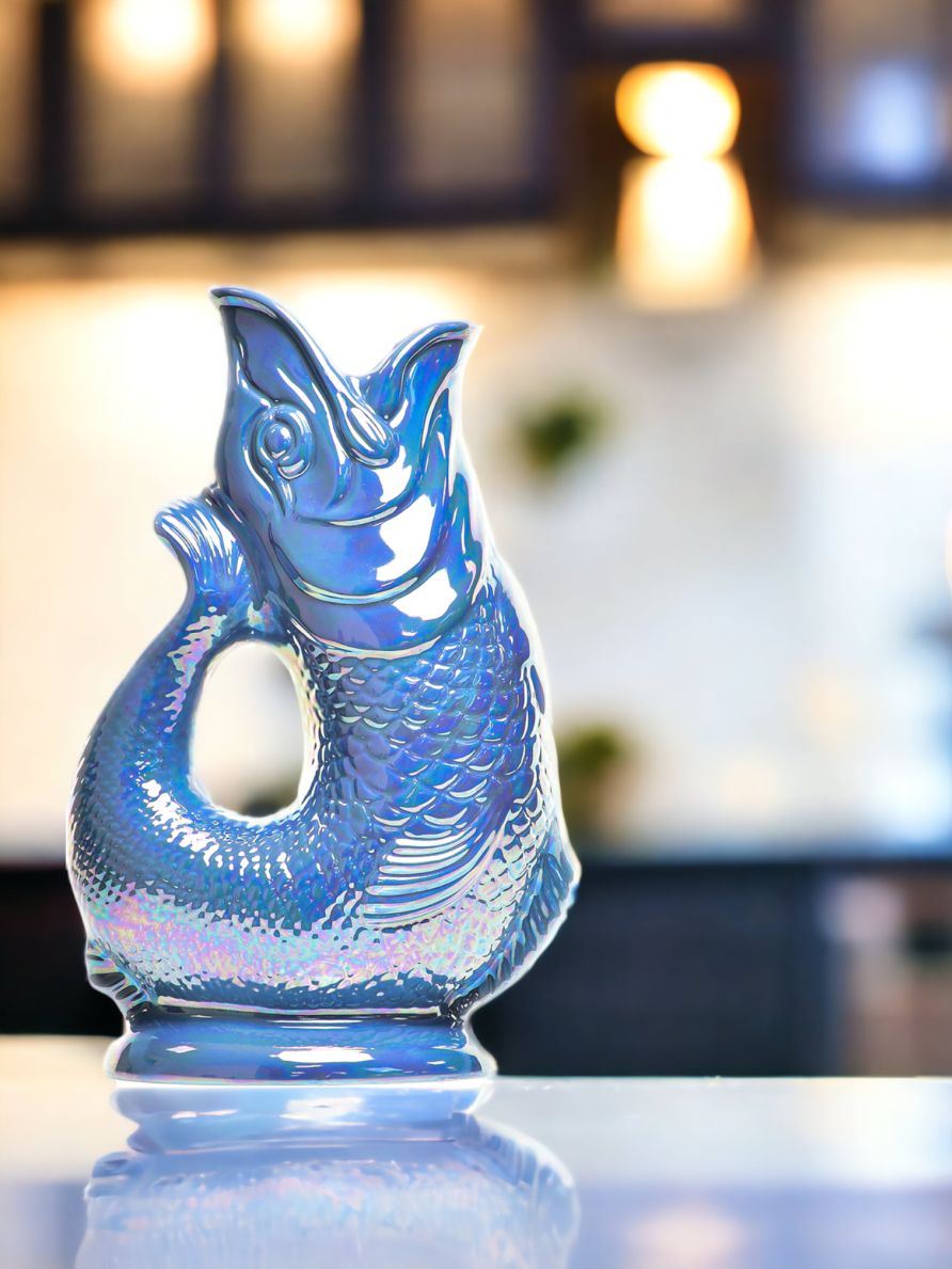 Gluckigluck Karaffe sea blue Lustre
