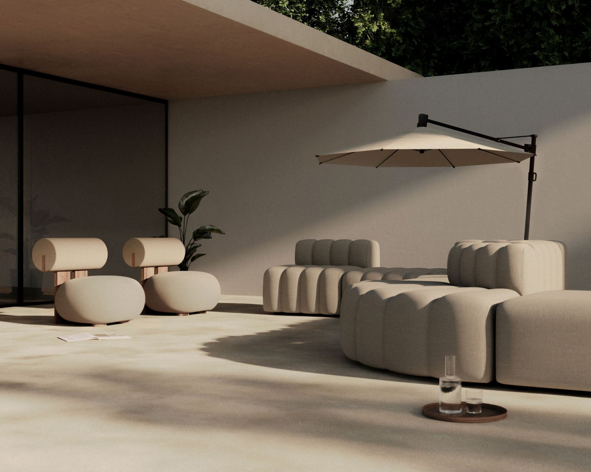 Studio Outdoor Ottomane Norr11