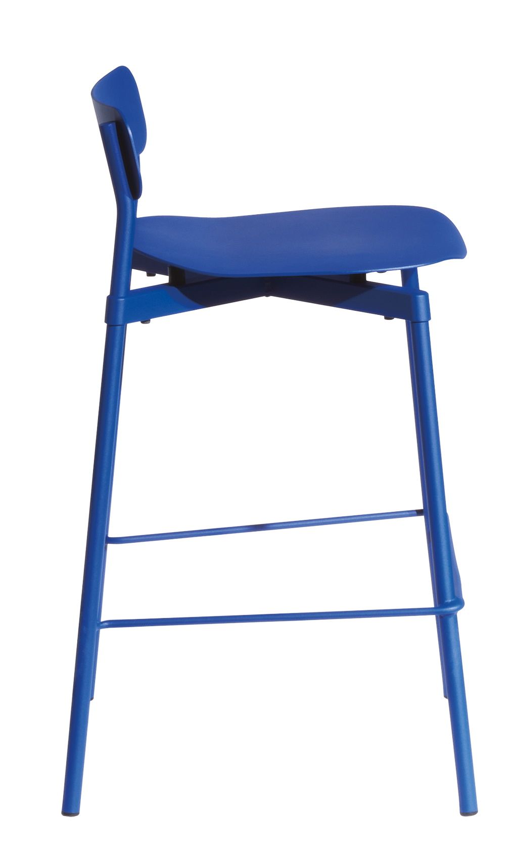 Fromme Barstool Barhocker H 65 cm Petite Friture Blau Fromme Barstool Barhocker H 65 cm Petite Friture Blau
