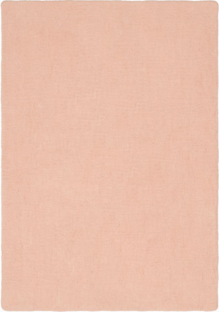 Rechteckiger Filzteppich in Rosa (Merle) von myfelt, 180 x 260 cm, Detailansicht.