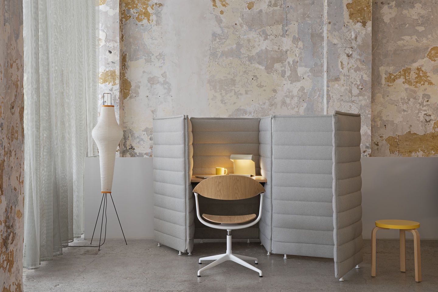 Alcove Plus Paravent 1-teilig Paravent Vitra