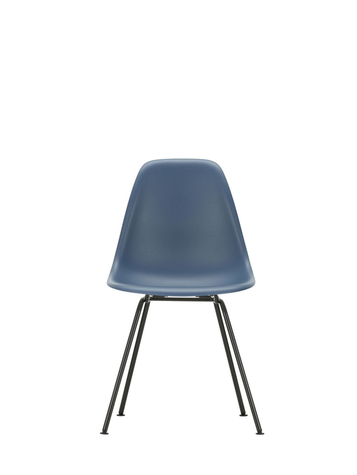 Eames Plastic Side Chair DSX Stuhl Vitra Chrom - Weiss