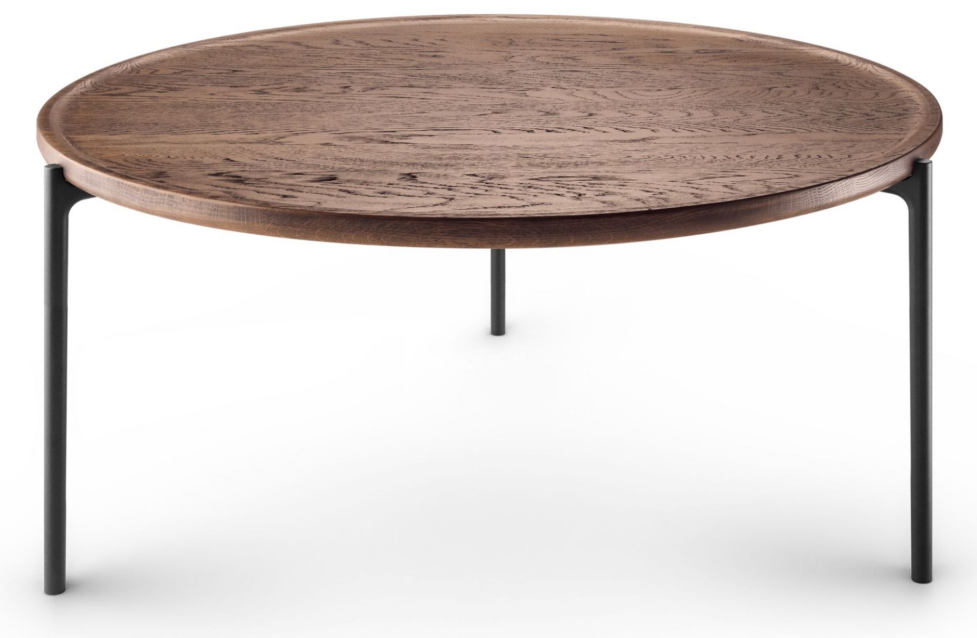 Savoye Tisch Eiche rund - geräuchert ø 90 x H 42 cm Eva Solo