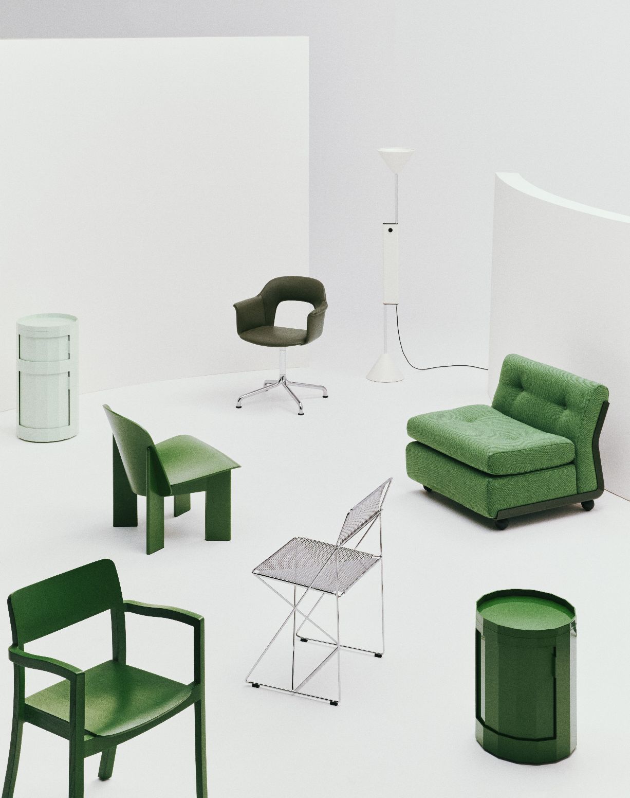 Layout Armchair 264 Armlehnen Stuhl Hay