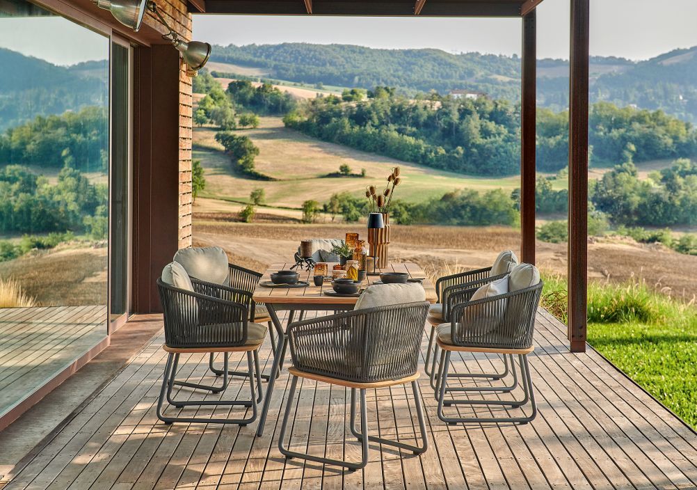 Denia Outdoor Esstisch Teak Weishäupl