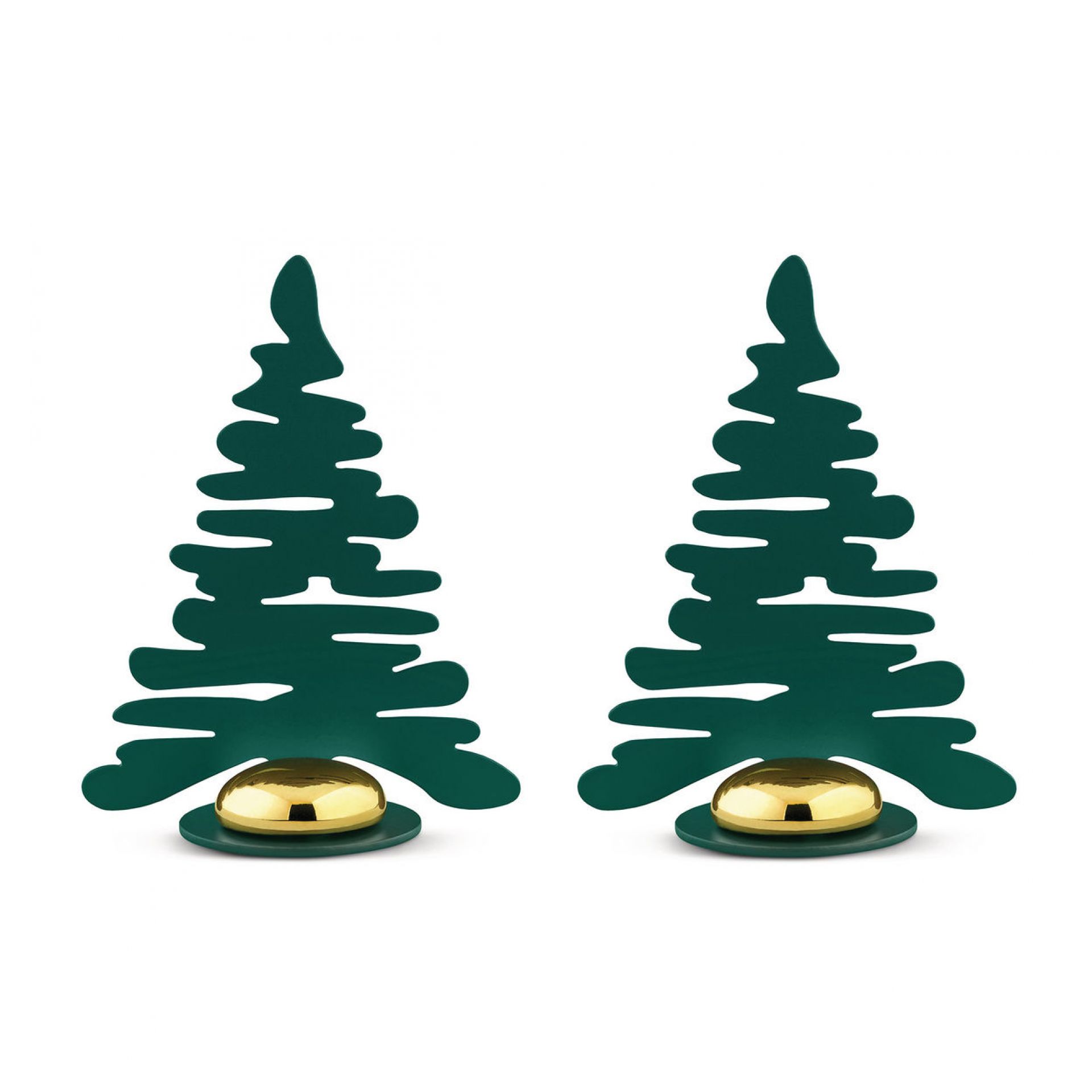 Barkplace Tree Tischkartenhalter Weihnachten Grün Alessi EINZELSTÜCK