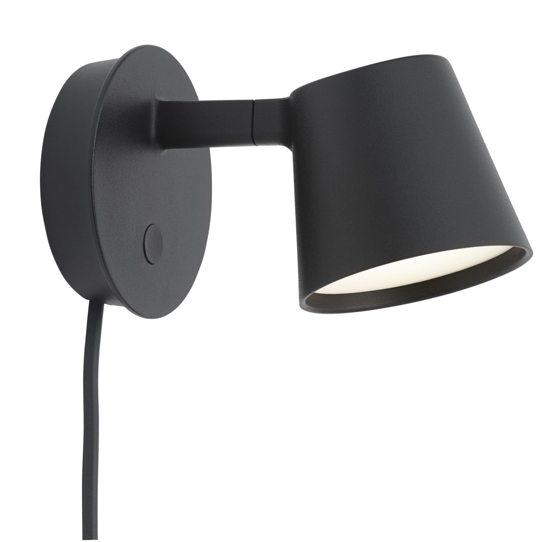 Tip Wall Lamp Wandleuchte Muuto Schwarz