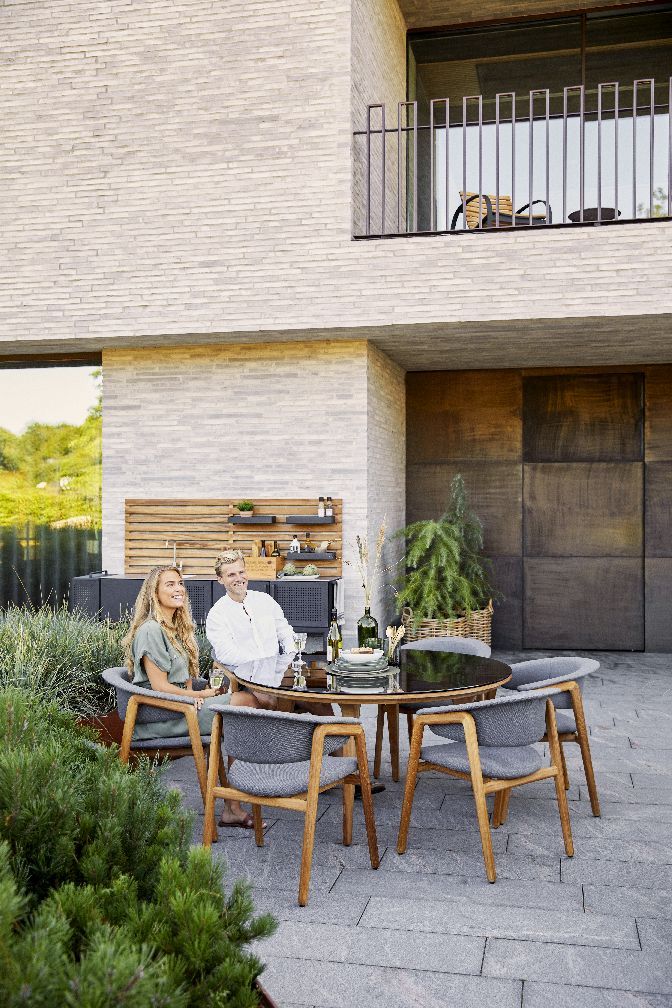 Aspect Table Esstisch rund Outdoor Cane-Line 