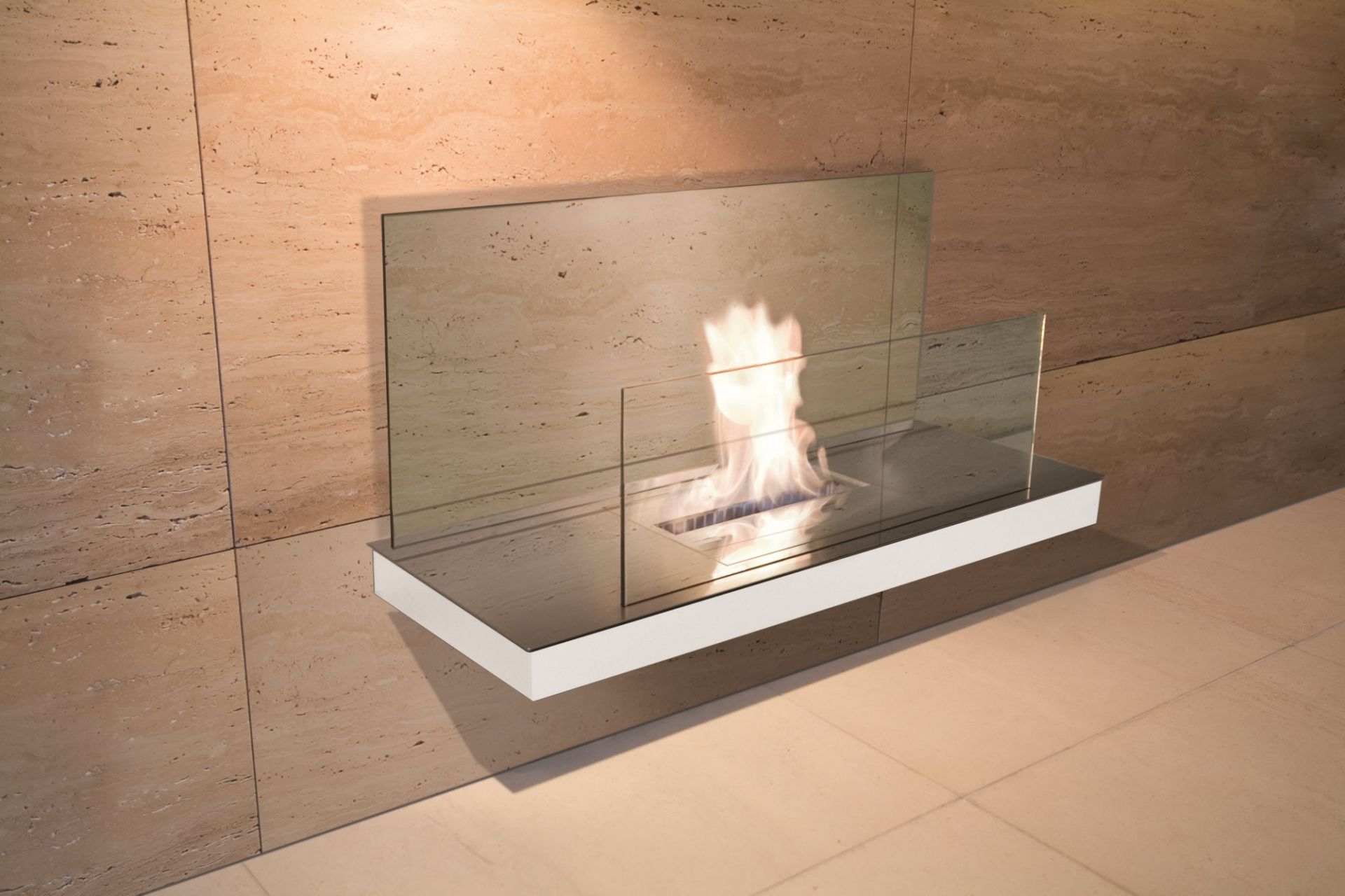 Wall Flame 2 Ethanol Kamin Radius