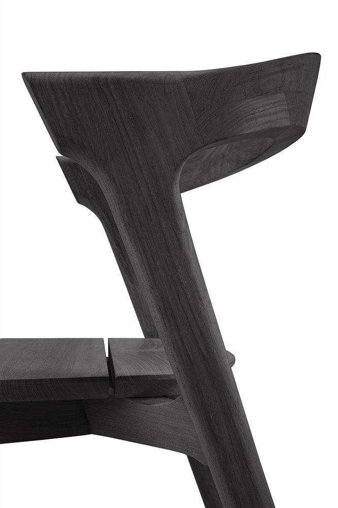 Bok Outdoor Stuhl Teak Schwarz lackiert Ethnicraft