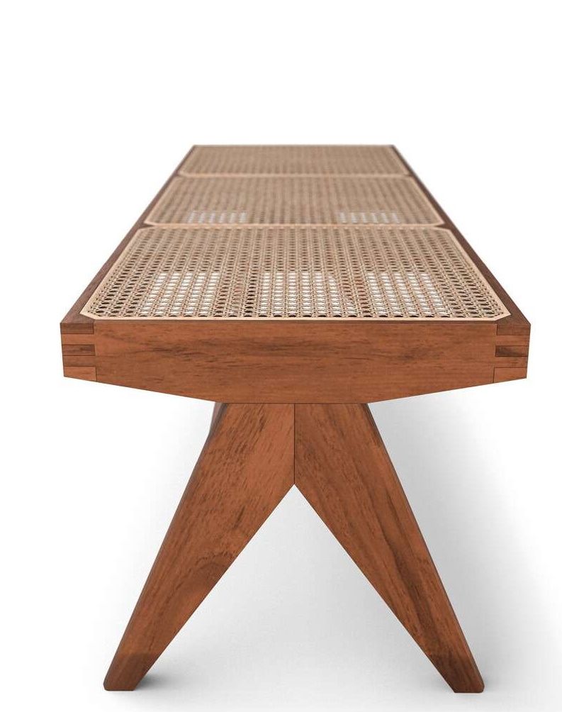 057 Civil Bench Bank Teak Cassina