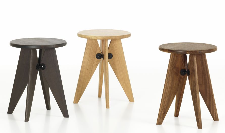 Tabouret Bois Hocker Vitra
