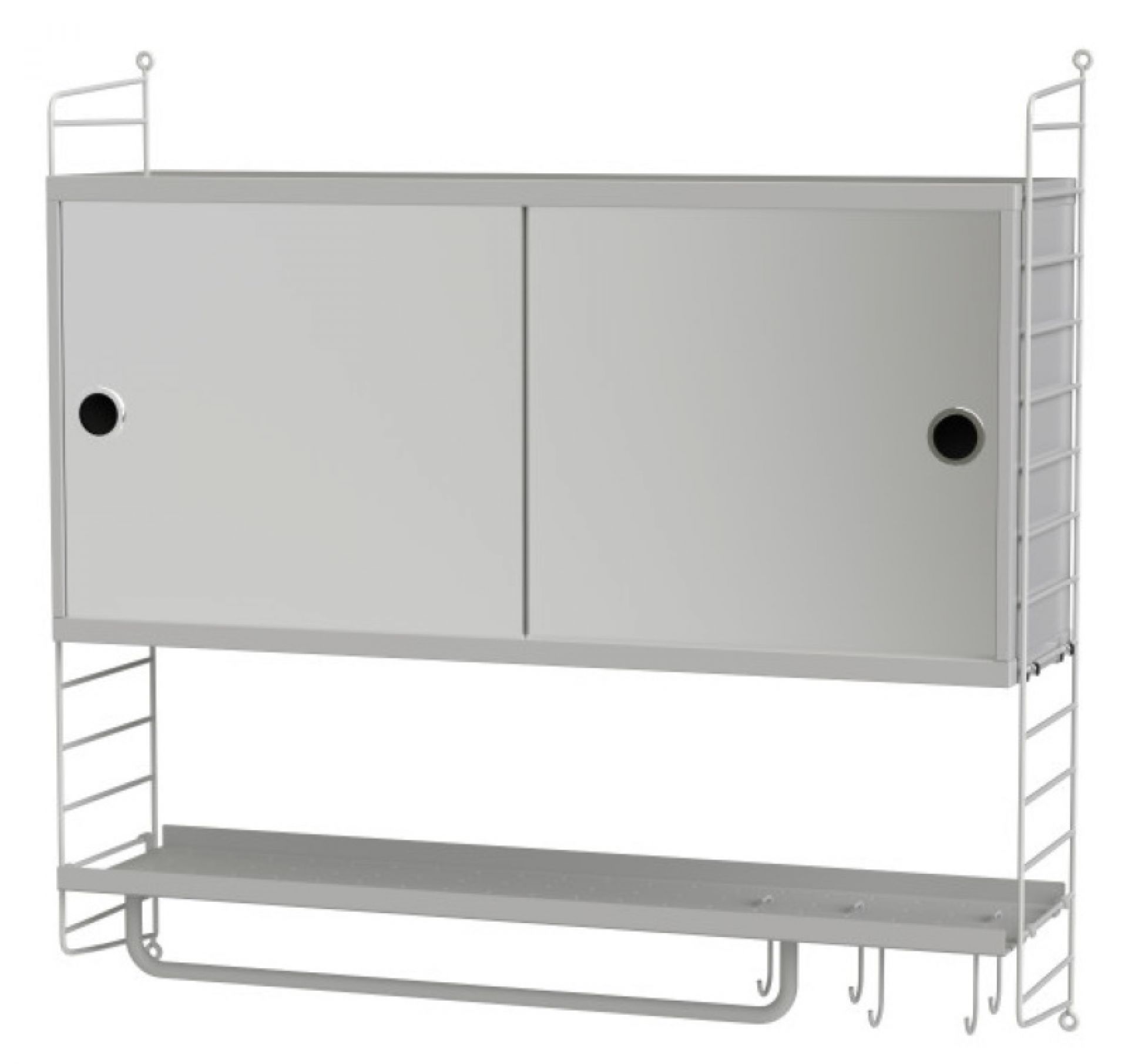 String Badezimmer Wand Regalsystem A String Furniture
