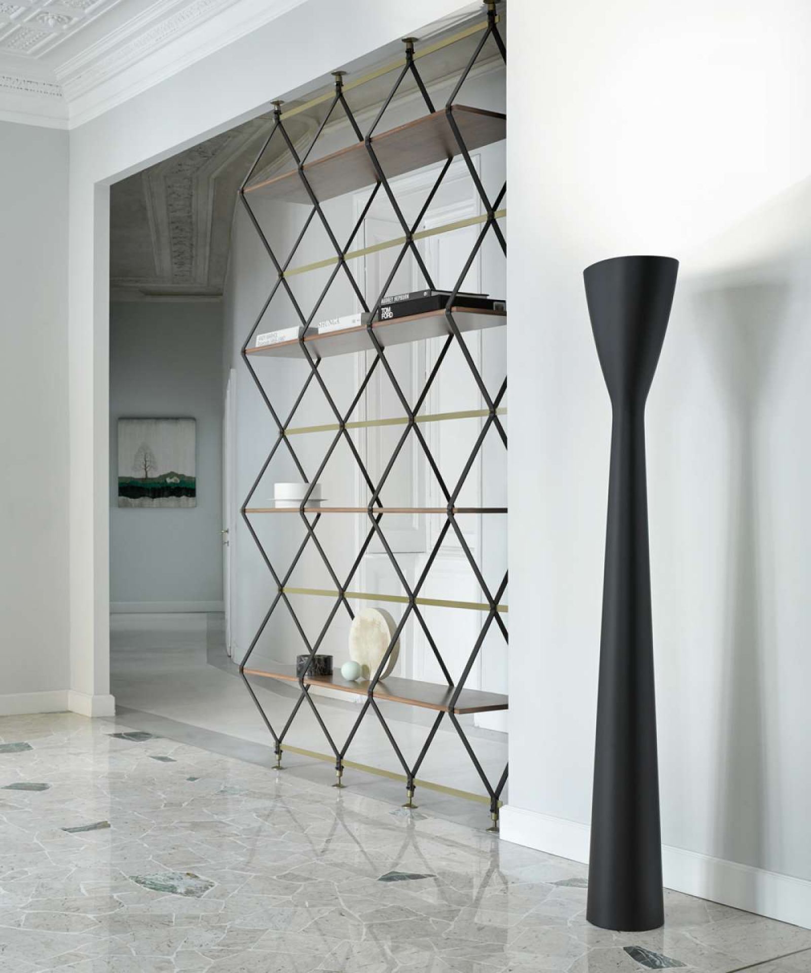 D38L Carrara LED Stehleuchte Luceplan