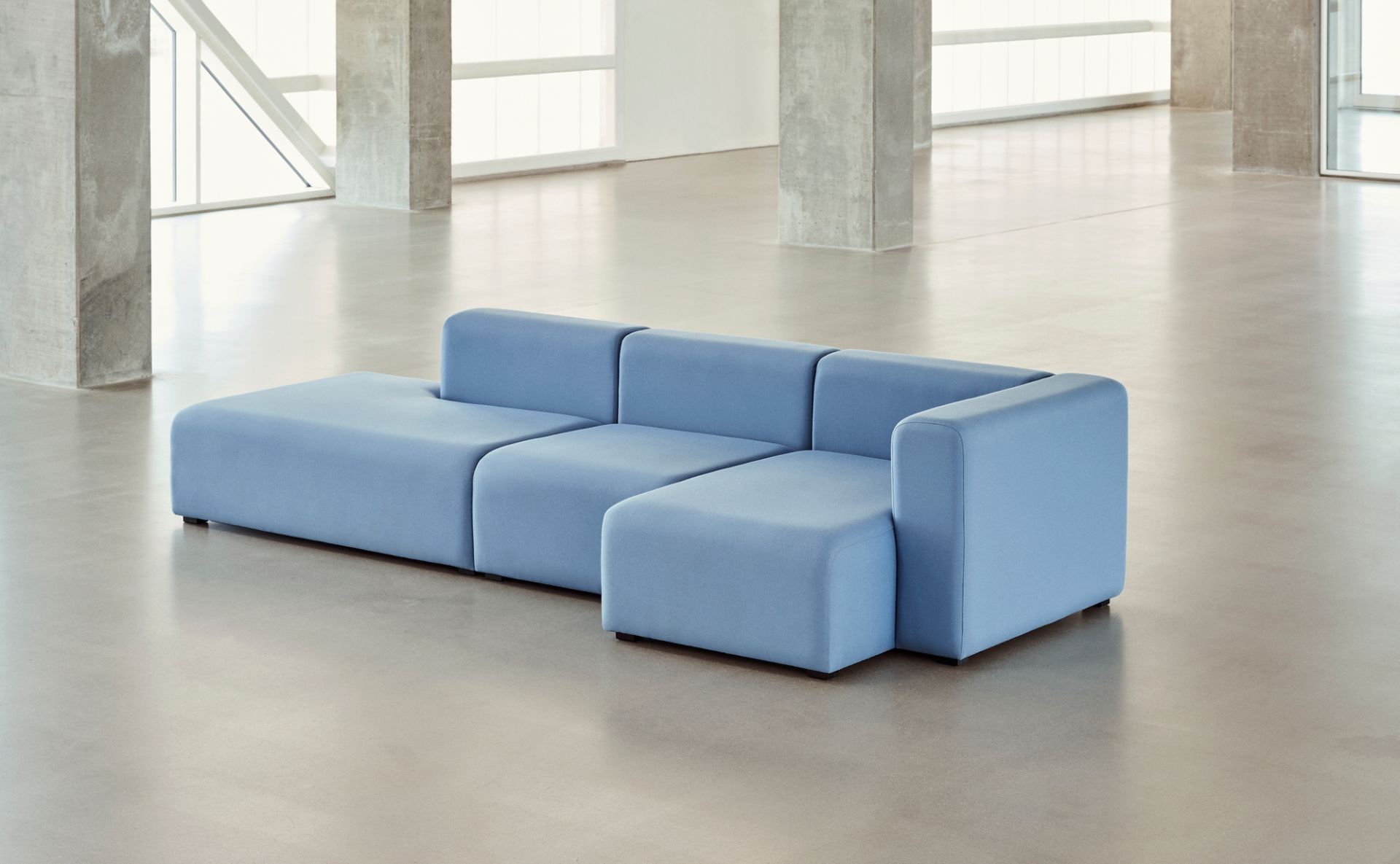 Mags Sofa 3-Sitzer Combination 4 Hay Stoff Remix 123 / Rechts