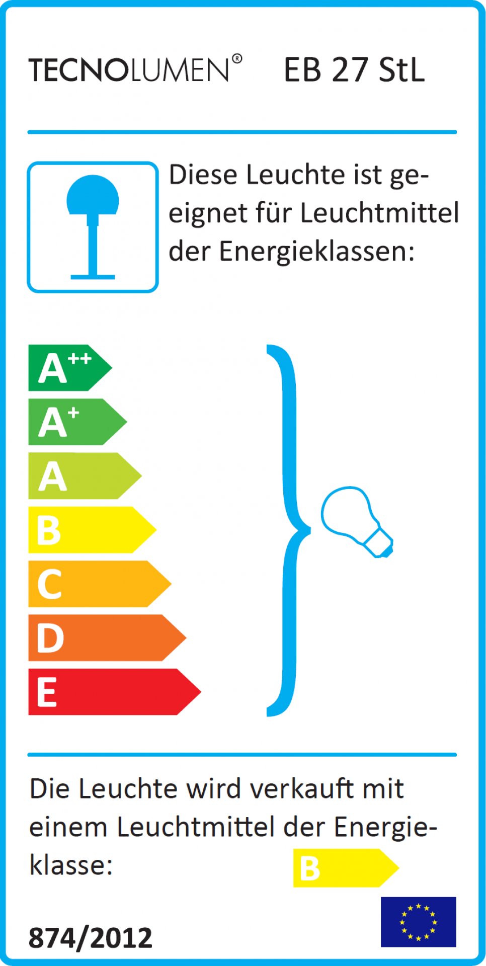 EB 27 STL Stehleuchte Tecnolumen