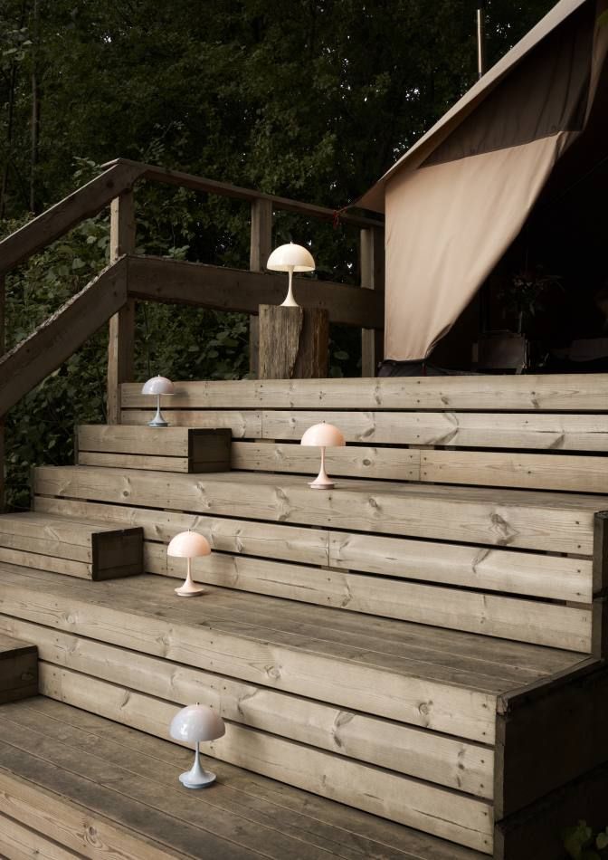 Panthella 250 Table lamp LED Tischleuchte Louis Poulsen Opal Pale rosa