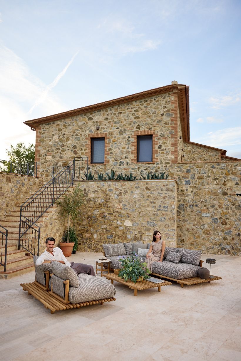 Sticks Platform Ecksofa Outdoor Cane-Line 