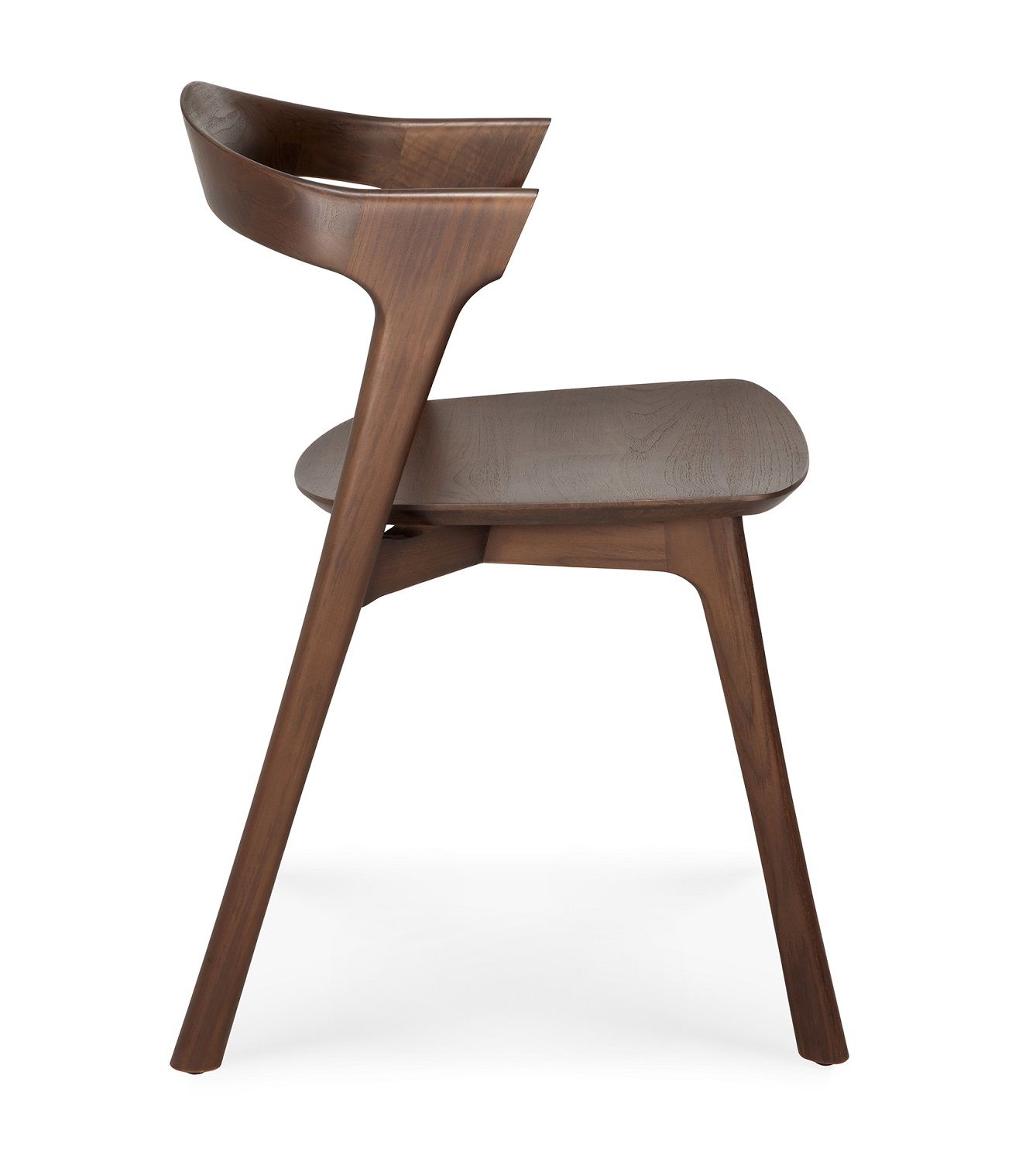 Bok Stuhl Teak lackiert dunkelbraun Ethnicraft