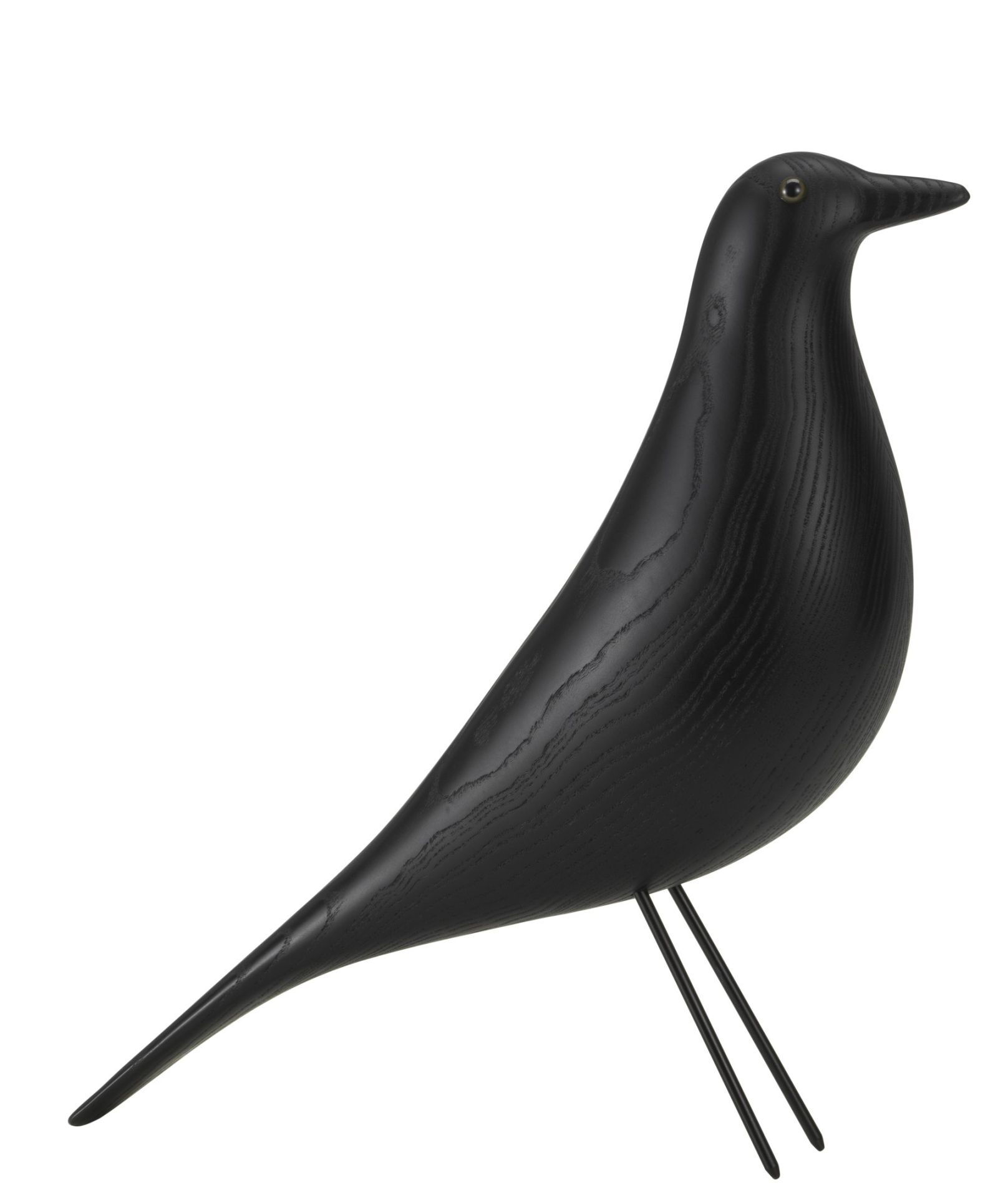 Eames House Bird Skulptur Esche schwarz Vitra NEUE VERSION