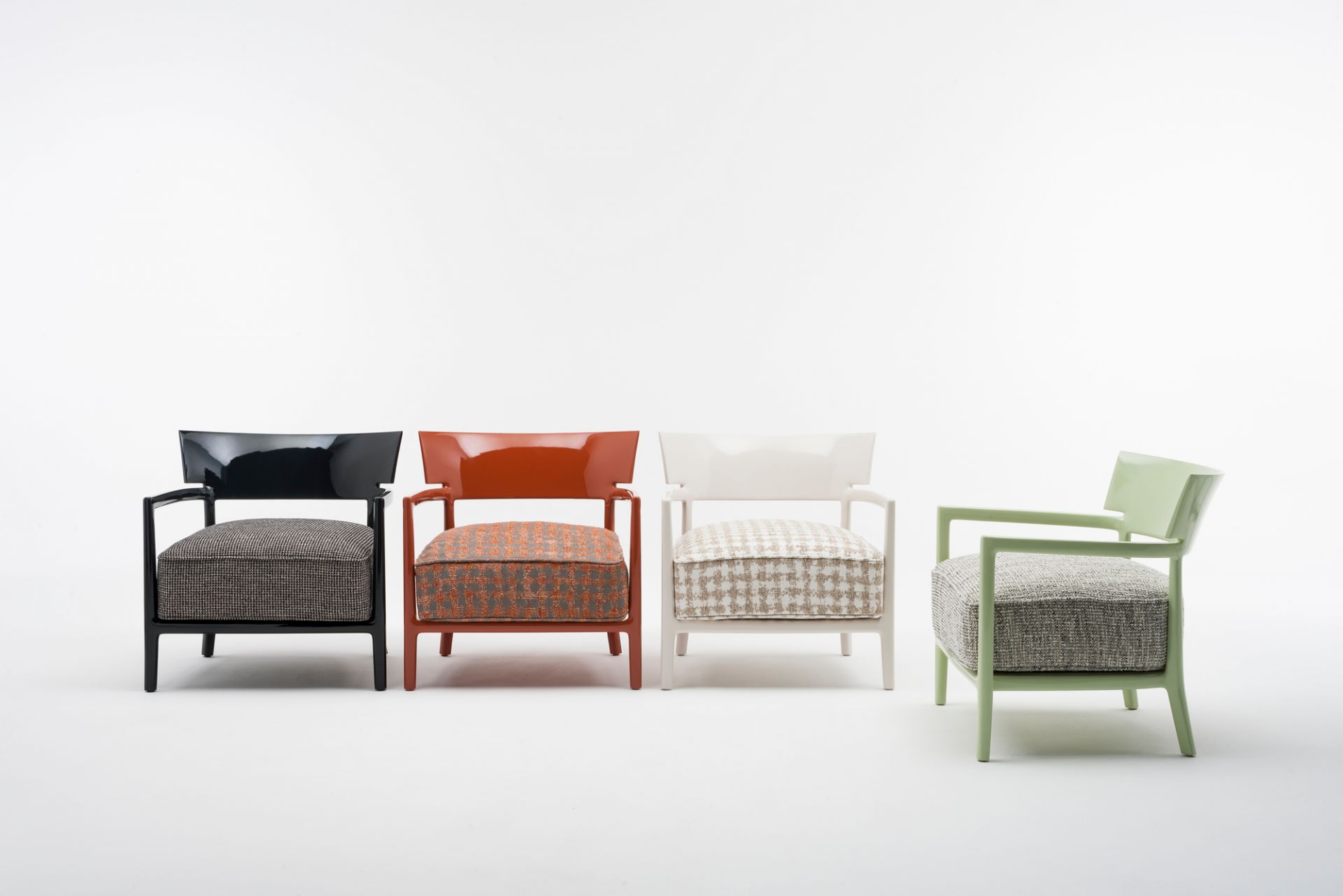 Cara Fancy Sessel Kartell Rostbraun